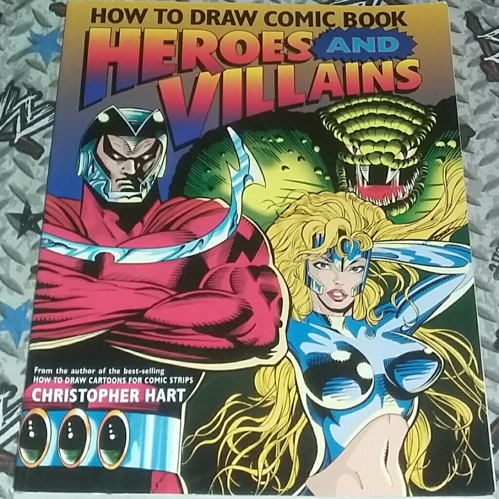 1995 How To Draw Comic Book Heros 90s Vintage
